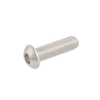 Image of Easyfix Button Head Socket Screws A2 Stainless Steel M6 x 20mm 50 Pack 