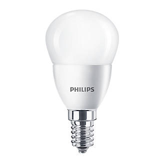 Image of Philips 929001157863 SES Candle LED Light Bulb 470lm 5.5W 2 Pack 