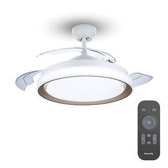 Image of Philips Bliss LED 510mm Ceiling Fan Light Gold 35W 4500lm 
