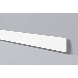 Image of Skirting Board White 2.4m x 110mm x 18mm 6 Pack 