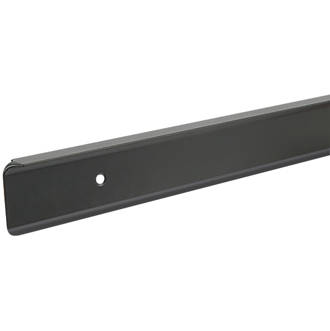 Image of Unika Worktop Corner Joint Matt Black 630mm x 40mm 