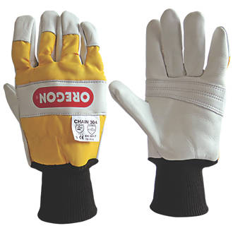 Image of Oregon 2-Handed Protection Chainsaw Gloves Medium 