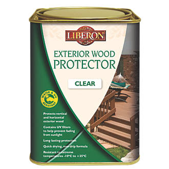 Image of Liberon Exterior Wood Protector Clear 1Ltr 