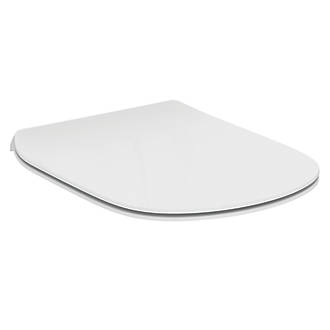 Image of Ideal Standard Tesi Soft-Close with Quick-Release Toilet Seat & Cover Duraplast White 