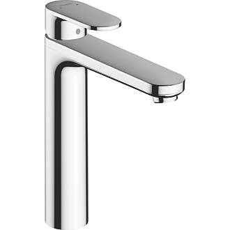 Image of Hansgrohe Vernis Blend 190 Basin Mixer with Isolated Water Conduction Chrome 