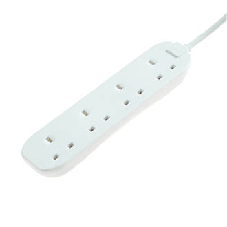 Image of Masterplug 13A 4-Gang Unswitched Extension Lead 1m 