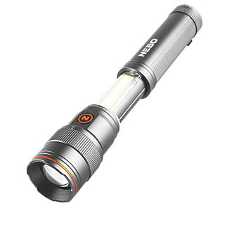 Image of Nebo Franklin Slide RC Rechargeable LED Torch/Work Light Grey 500lm 