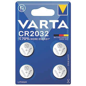 Image of Varta CR2032 Coin Cell Battery 4 Pack 