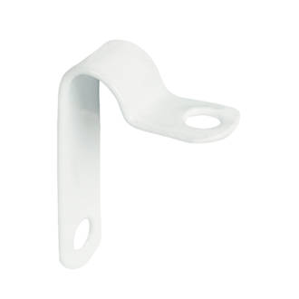 Image of Prysmian AP7 Fire Rated Alarm Cable Clips 7.8-8.2mm White 100 Pack 