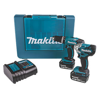 Image of Makita DLX2336S 18V 2 x 3.0Ah Li-Ion LXT Cordless Twin Pack 
