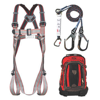 Image of JSP Pioneer Twin Tail Fall Arrest Kit with Lanyard 2m 