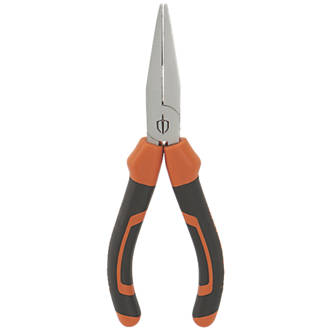 Image of Magnusson Long Nose Flat Blade Pliers 6" 