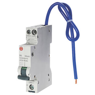 Image of Wylex NXS 6A 30mA SP & N Type B AFDD & RCBO 