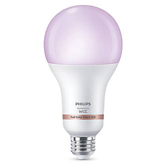 Image of Philips ES Decorative RGB & White LED Smart Light Bulb 19W 2452lm 