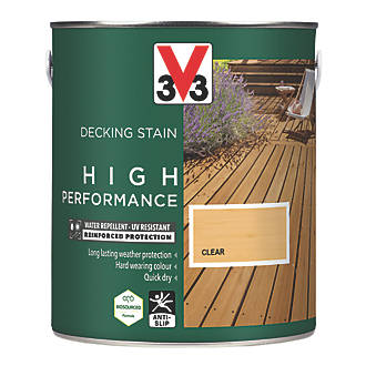 Image of V33 High Performance Decking Stain Clear 2.5Ltr 