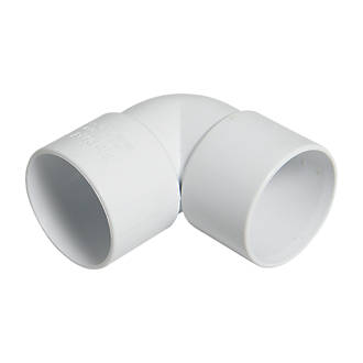 Image of FloPlast Bends 90Â° White 40mm 5 Pack 