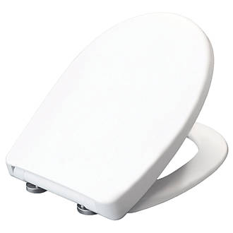Image of Bemis Click & Clean Classic Soft-Close with Quick-Release Toilet Seat Duraplast White 