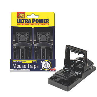 Image of The Big Cheese Ultra Power Plastic & Stainless Steel Mouse Traps 2 Pack 