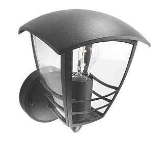 Image of Philips Creek Outdoor Up Wall Light Black 