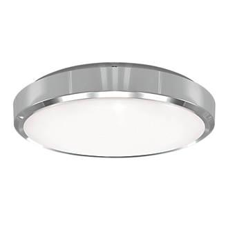 Image of 4lite LED Wall/Ceiling Light Chrome 18W 1847lm 