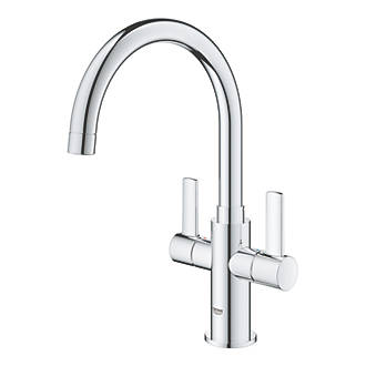 Image of Grohe Start Twin Lever Mono Mixer Chrome 