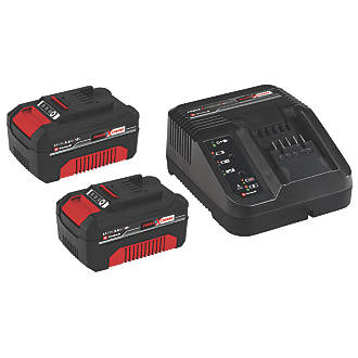 Image of Einhell 18V 3.0Ah Li-Ion Power X-Change Battery Starter Kit 2 Pack 