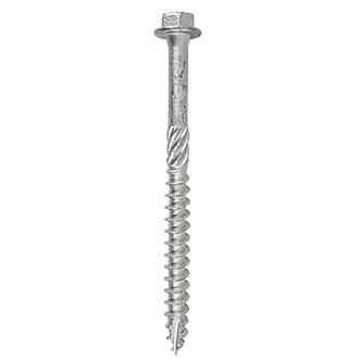 Image of Timco Hex Socket Thread-Cutting Timber Screws 6.7mm x 100mm 25 Pack 