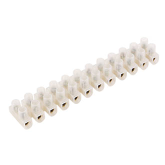 Image of 16A 12-Terminal Terminal Strips 10 Pack 