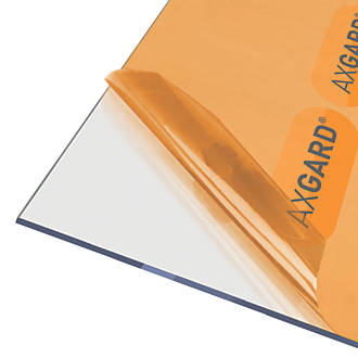 Image of Axgard Polycarbonate Clear Impact-Resistant Glazing Sheet 620 x 2500 x 4mm 
