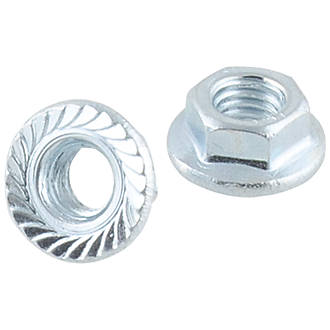 Image of Easyfix Carbon Steel Flange Head Nuts M5 100 Pack 