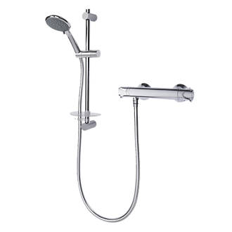 Image of Triton Benito Rear-Fed Exposed Chrome Thermostatic Mixer Shower 