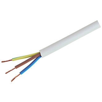 Image of Time 3183Y White 3-Core 1mmÂ² Flexible Cable 50m Drum 