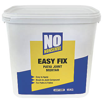 Image of No Nonsense Patio Jointing Mortar Light Sand 15kg 