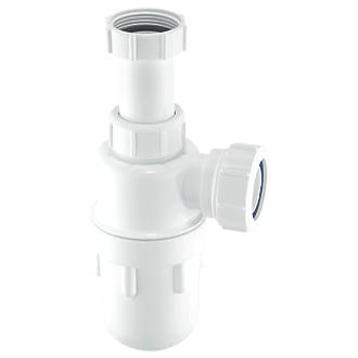Image of McAlpine Adjustable Inlet Bottle Trap White 40mm 