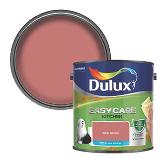 Image of Dulux Easycare Kitchen Paint Coral Charm 2.5Ltr 