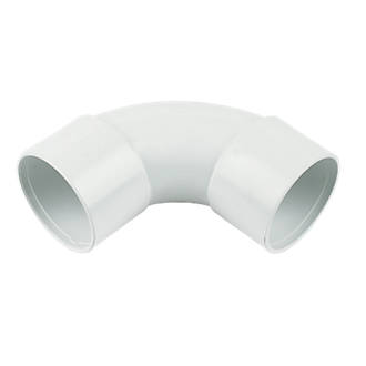 Image of FloPlast Bends 92.5Â° White 40mm 5 Pack 