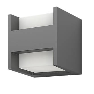 Image of Philips Arbour Outdoor LED Wall Light Anthracite 3.8W 800lm 
