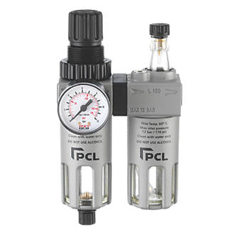 Image of PCL ATCFRL6 1/4" BSP Air Tool Filter Regulator & Lubricator 