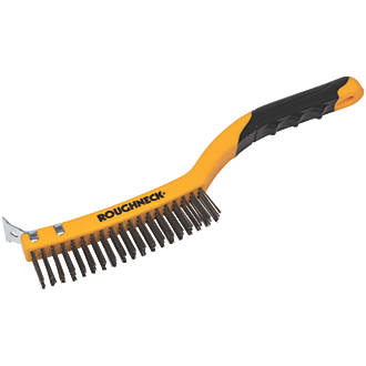 Image of Roughneck Soft-Grip Stainless Steel Wire Brush 