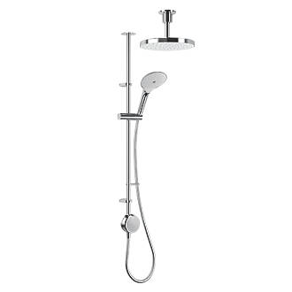 Image of Mira Activate HP/Combi Ceiling-Fed Dual Outlet Chrome Thermostatic Digital Mixer Shower 