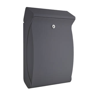 Image of Burg-Wachter Swing Post Box Anthracite Painted Finish 