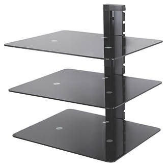 Image of AVF 3-Shelf AV Platform Black 