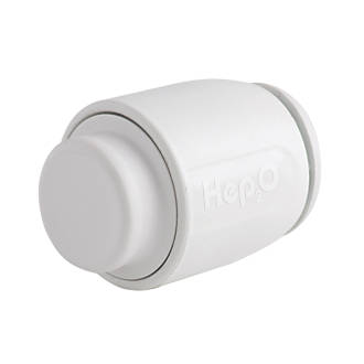 Image of Hep2O Plastic Push-Fit Stop End 22mm 