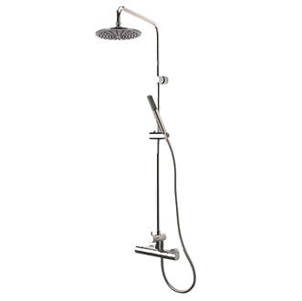 Image of Triton Levano Rear-Fed Exposed Chrome Thermostatic Diverter Mixer Shower 