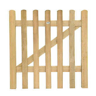 Image of Forest Ultima Pale Garden Gate 900mm x 900mm Natural Timber 