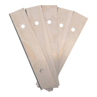 Image of Fortress Window Scraper Blades 95mm 5 Pack 