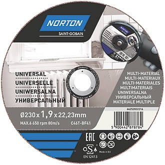 Image of Norton Cutting Disc 9" 
