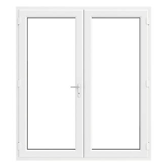Image of Crystal White uPVC French Door Set 2090mm x 1690mm 