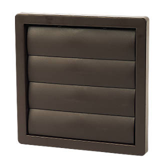 Image of Manrose Flap Vent Brown 125mm x 125mm 
