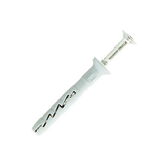 Image of Rawlplug Nylon Hammer-In Fixings 8mm x 100mm 20 Pack 